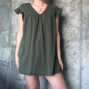 ASOS Green Smock Dress (Reversible)